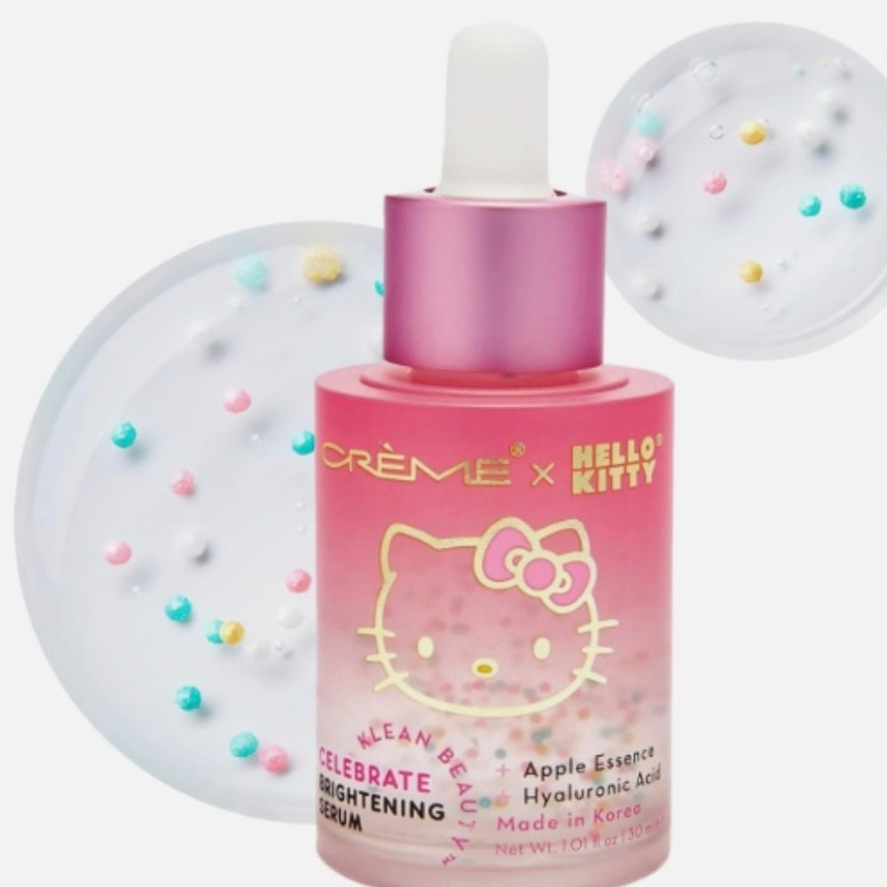HELLO KITTY X CREME BRIGHTENING SERUM KLEAN BEAUTY APPLE ESSENCE